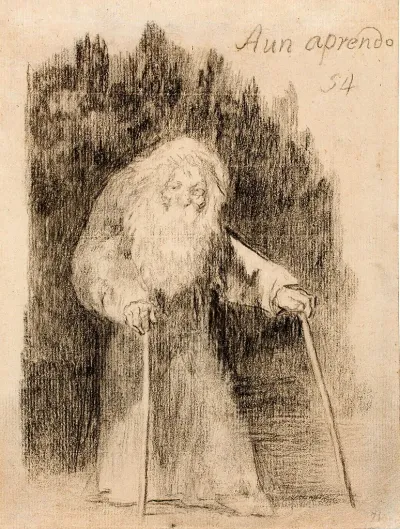 Aún aprendo. Francisco de Goya (1826)
